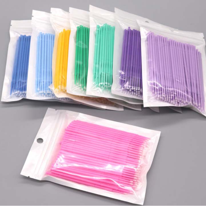 Eyelash Cotton Swabs 100 pcs 2.5mm head