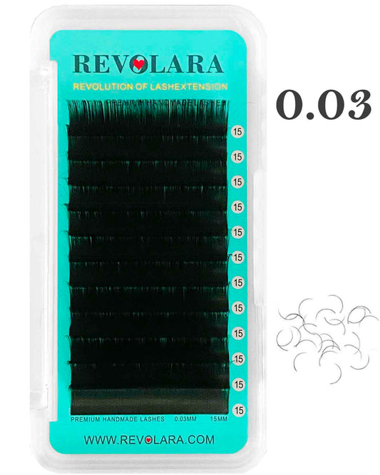 Cashmere Faux Mink Matte Black Individual Lash Extensions 【0.03mm 12-lines】CLEARANCE SALE