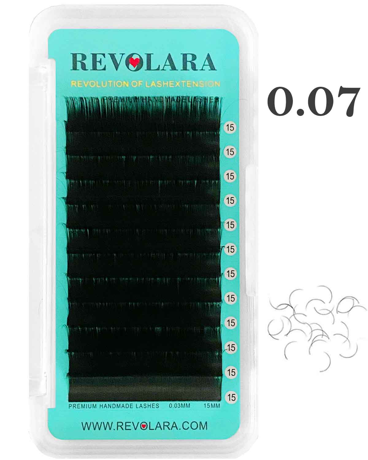 Cashmere Faux Mink Matte Black Individual Lash Extensions 【0.07mm 12-lines】CLEARANCE SALE